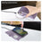 For HMD Pulse Pro Zipper Wallet Case Geometry Lines Leather Phone Cover with Strap - Light Purple - 7