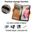For HMD Pulse Pro Phone Cases CASENEO PU Leather Cover Stand with RFID Blocking Wallet - Black - 6