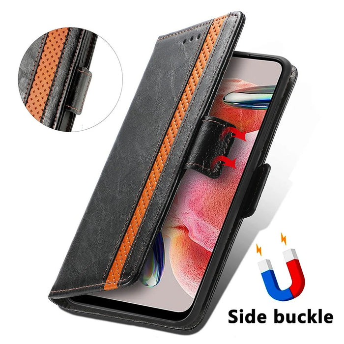 For HMD Pulse Pro Phone Cases CASENEO PU Leather Cover Stand with RFID Blocking Wallet - Black - 7