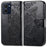 For HMD Pulse Pro Case PU Leather Wallet Phone Cover Butterfly Pattern - Black - 1