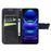 For HMD Pulse Pro Case PU Leather Wallet Phone Cover Butterfly Pattern - Black - 2