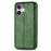For iPhone 16 Plus PU Leather Case Rhombus Imprint Wallet Stand Phone Cover - Green - 6