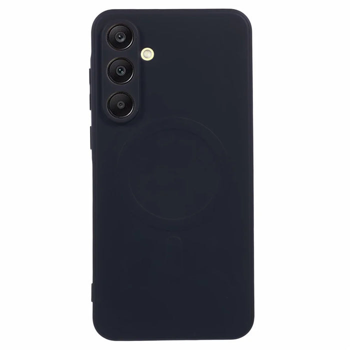 For Samsung Galaxy A55 5G Case Shockproof TPU Phone Cover Magnetic Case - Black - 1