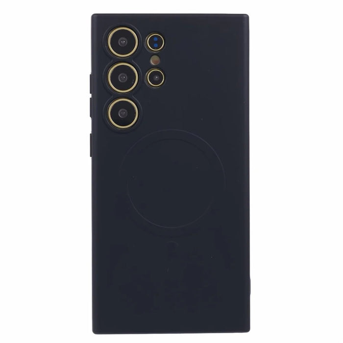 For Samsung Galaxy S23 Ultra Case Shockproof TPU Phone Cover Magnetic Case - Black - 3