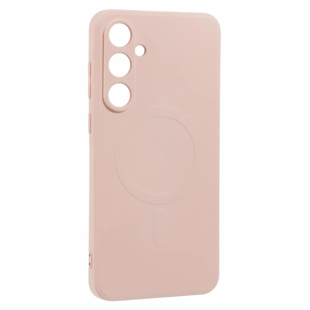 For Samsung Galaxy A15 4G / 5G Case Shockproof TPU Phone Cover Magnetic Case - Pink - 3