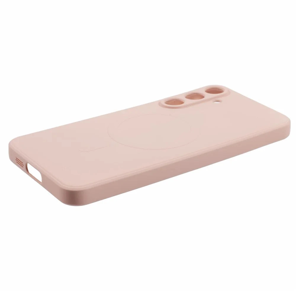 For Samsung Galaxy A15 4G / 5G Case Shockproof TPU Phone Cover Magnetic Case - Pink - 6