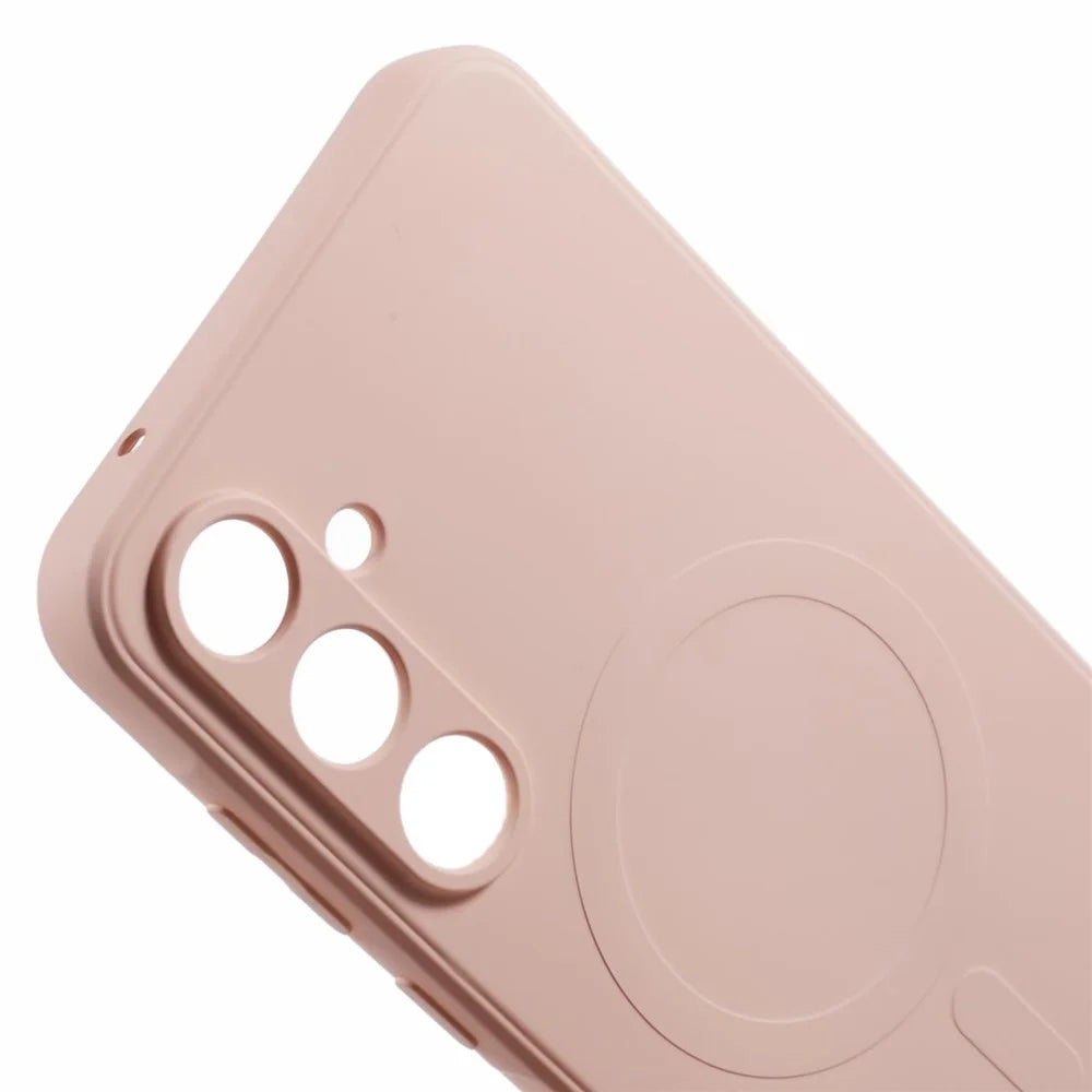 For Samsung Galaxy A15 4G / 5G Case Shockproof TPU Phone Cover Magnetic Case - Pink - 7