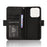 For ZTE Blade A75 4G Leather Case Phone Wallet Cover with Multiple Card Slots - Black - 5