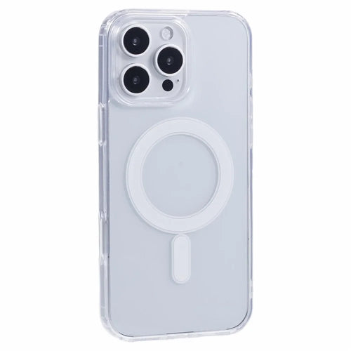 For iPhone 16 Pro Max Clear Case Acrylic+TPU Phone Cover Compatible with MagSafe - 1