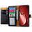 For iPhone 16 Pro Max Case RFID Blocking Zipper Pocket Leather Wallet Phone Cover with Strap - Black - 2