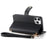 For iPhone 16 Pro Max Case RFID Blocking Zipper Pocket Leather Wallet Phone Cover with Strap - Black - 3