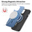 B1 For iPhone 16 Pro Max Leather Back Case Compatible with MagSafe Skin-Touch Phone Cover - Brown - 4