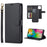 LC.IMEEKE L2 Series for iPhone 16 Pro Max Case PU Leather Wallet Detachable Magnetic Phone Cover - Black - 1