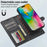 LC.IMEEKE L2 Series for iPhone 16 Pro Max Case PU Leather Wallet Detachable Magnetic Phone Cover - Black - 7