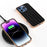 For iPhone 16 Pro Case Woven Texture Electroplating Edge Leather Coated PC+TPU Phone Cover - Black - 5