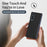 For Samsung Galaxy Z Fold4 5G Case Kickstand Wristband PC+Silicone Phone Cover - Black - 5