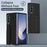 For Samsung Galaxy Z Fold4 5G Case Kickstand Wristband PC+Silicone Phone Cover - Black - 7