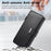 CASENEO MW-02 For iPhone 16 Plus Leather Case Detachable Magnetic Phone Cover - Black - 7