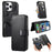CASENEO MW-02 For iPhone 16 Pro Leather Case Detachable Magnetic Phone Cover - Black - 1