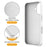 For iPhone 16 Case Compatible with MagSafe Kickstand PC + Silicone Phone Cover - White - 4