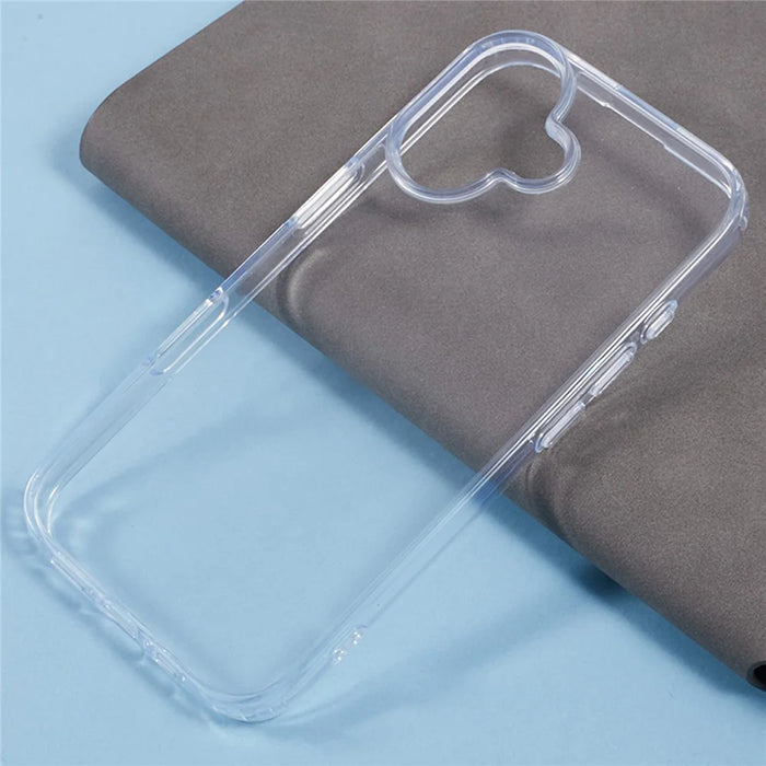 KIGC For iPhone 16 Clear Case TPU+PC Protective Shockproof Phone Cover - 6