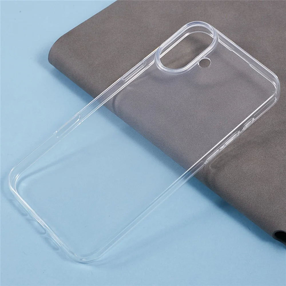 KIGC For iPhone 16 Case Clear TPU Flexible Phone Cover - 6