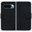 For Google Pixel 10 Pro / Pixel 10 / Pixel 9 Pro / Pixel 9 Case Rhombus Pattern Leather Wallet Phone Cover - Black - 1