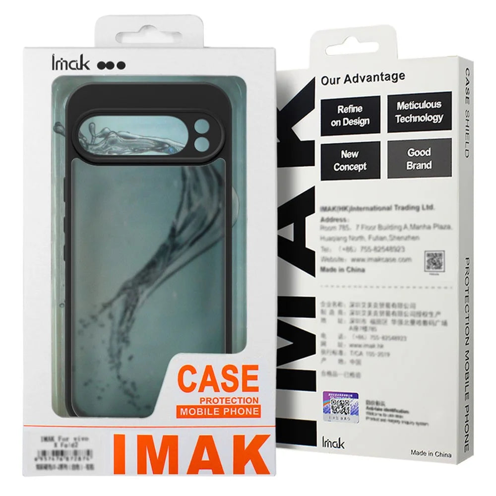 IMAK UX-9B Series for ZTE nubia Red Magic 8S Pro / 8 Pro+ 5G / 8 Pro 5G Case Tiny Airbag PC+TPU Matte Phone Cover - 7