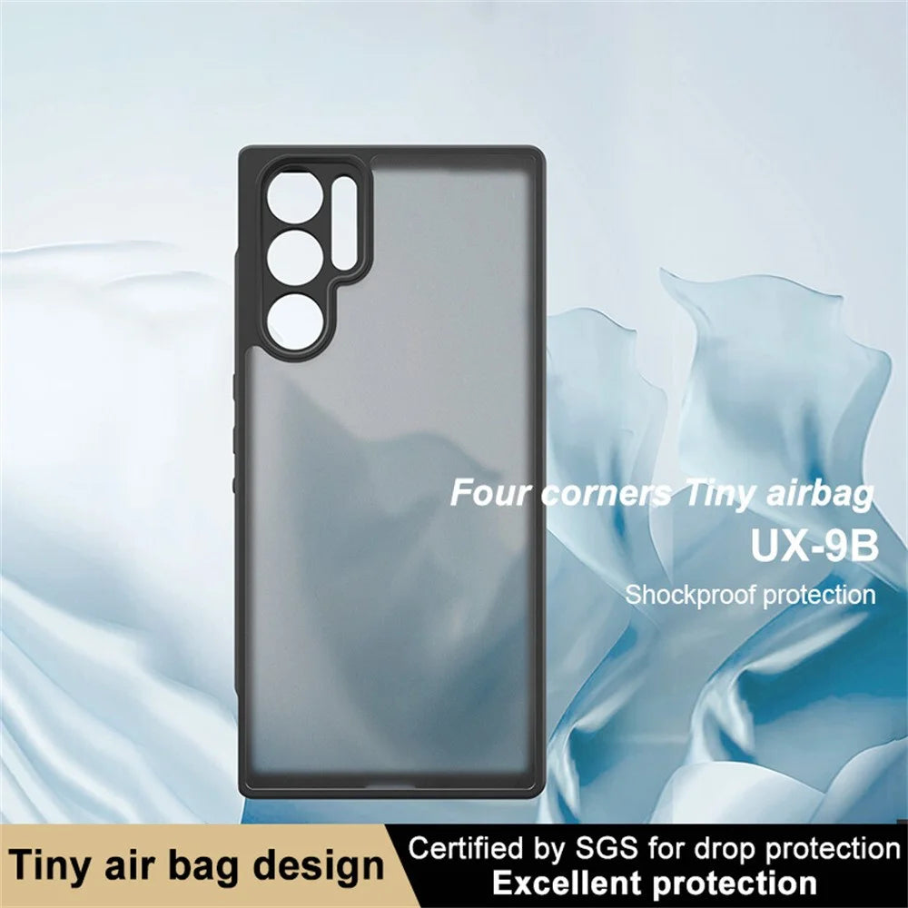 IMAK UX-9B Series for ZTE nubia Red Magic 9S Pro+ 5G / 9S Pro 5G / 9 Pro+ 5G / 9 Pro 5G Case Tiny Airbag PC+TPU Matte Phone Cover - 2
