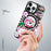 JAUCASE For iPhone 16 Pro Case Compatible with MagSafe Bear Pattern PC+TPU Matte Phone Cover - Baseball Bear - 3