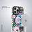 JAUCASE For iPhone 16 Pro Max Case Compatible with MagSafe Bear Pattern PC+TPU Matte Phone Cover - Baseball Bear - 2