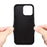 DENIOR For iPhone 16 Pro Case Elastic Card Holder PU Leather+TPU+PC Phone Cover - Brown - 4