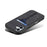 DENIOR For iPhone 16 Case Elastic Card Holder PU Leather+TPU+PC Phone Cover - Black - 3