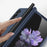 For Samsung Galaxy Z Fold4 5G Phone Case Rubberized Surface Hard PC Cover with Glass Screen Protector / Pen Slot - Blue - 6