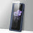 For Samsung Galaxy Z Fold4 5G Phone Case Rubberized Surface Hard PC Cover with Glass Screen Protector / Pen Slot - Blue - 7