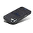DENIOR For iPhone 16 Plus Case Leather+TPU Card Slot Kickstand Phone Cover - Black - 4