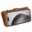 For iPhone 16 Pro Magnetic Case Detachable PU Leather Zipper Wallet Cover - Brown - 4