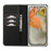 ABEEL For Google Pixel 9 Pro Fold 5G Phone Case RFID Blocking Leather Flip Cover - Black - 3
