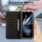 ABEEL For Google Pixel 9 Pro Fold 5G Phone Case RFID Blocking Leather Flip Cover - Black - 7