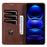 AZNS For Samsung Galaxy A06 4G Case Cowhide Texture PU Leather Wallet Phone Cover - Coffee - 2