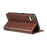 AZNS For Samsung Galaxy A06 4G Case Cowhide Texture PU Leather Wallet Phone Cover - Coffee - 4