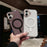 For iPhone 16 Case Compatible with MagSafe PC+TPU+Acrylic Anti-Drop IMD Phone Cover - White - 2
