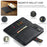 DG.MING for Google Pixel 9 / 9 Pro Case Detachable Split Leather Phone Cover - Black - 4