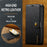 DG.MING for Google Pixel 9 / 9 Pro Case Detachable Split Leather Phone Cover - Black - 7