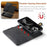 DG.MING for Google Pixel 9 Pro XL Case Detachable Split Leather Phone Cover - Black - 4
