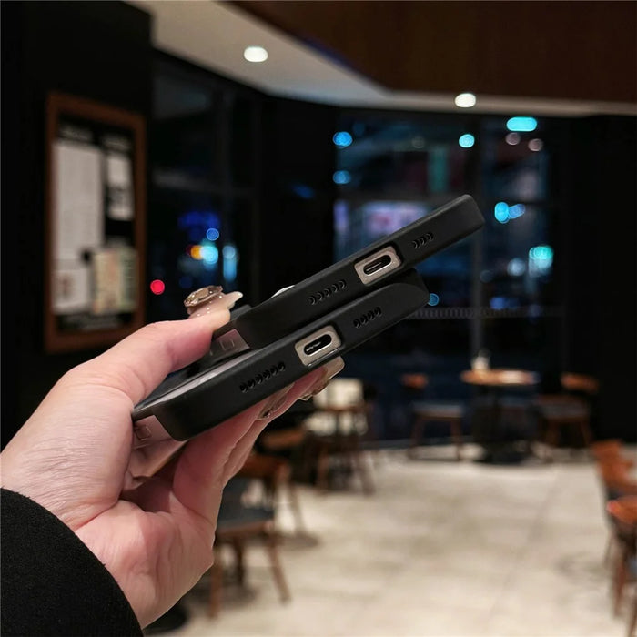 For iPhone 16 Case Compatible with MagSafe Frameless TPU+PC Matte Phone Protector - 4