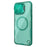 NILLKIN Iceblade CamProp Magnetic Series For iPhone 16 Pro Case Compatible with MagSafe PC+TPU Phone Cover Slide Lens Lid - Green - 4