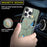 For iPhone 16 Pro Max Case K-Shaped Kickstand Leather+PC+TPU Phone Cover - Green - 5