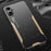 For Samsung Galaxy A06 4G Phone Case Aluminium Alloy TPU PC Back Cover - Gold - 6