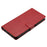 For Samsung Galaxy S23 FE Leather Phone Case Wallet Stand Cover with Handy Strap - Red - 4